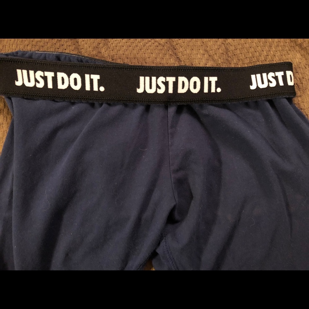 Navy blue/teal NIKE leggings